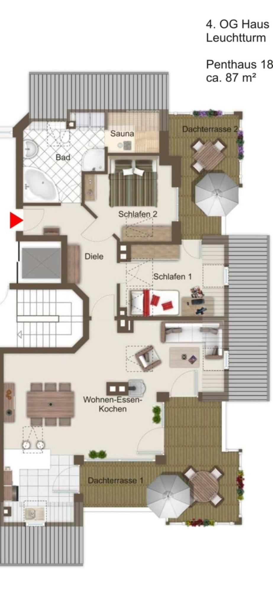 Leuchtturm 18 - Grossenbrode Apartment ภายนอก รูปภาพ